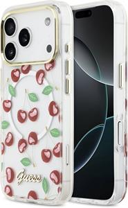 Guess IML Glitter Cherry MagSafe kryt pre iPhone 17 Pro