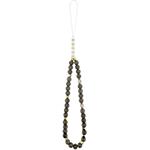 Guess IML Glitter Script Strap MagSafe kryt pre iPhone 17 Pro, čierny