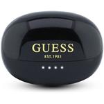 Guess Metallic Finish Classic Logo OWS, bezdrôtové slúchadlá, čierne