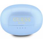 Guess Metallic Finish Classic Logo OWS, bezdrôtové slúchadlá, svetlo-modré
