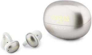 Guess Metallic Finish Classic Logo OWS, bezdrôtové slúchadlá, zlaté