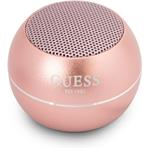 Guess Mini Bluetooth reproduktor 3W 4H, ružový