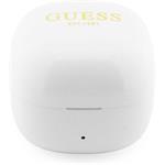 Guess Mini Classic Logo OWS, bezdrôtové slúchadlá, biele