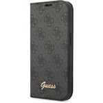 Guess PC/TPU 4G Metal Camera Outline Book puzdro pre iPhone 14 Pro, čierne