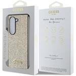 Guess PC/TPU Glitter Flakes Metal Logo kryt pre Samsung Galaxy Z Fold 6, zlatý