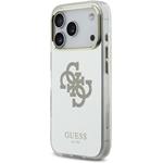Guess PC/TPU Mirror 4G Glitter Logo MagSafe kryt pre iPhone 17 Pro Max, zlatý