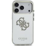 Guess PC/TPU Mirror 4G Glitter Logo MagSafe kryt pre iPhone 17 Pro Max, zlatý