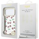 Guess PC/TPU Mirror Glitter Cherry MagSafe kryt pre iPhone 17 Pro