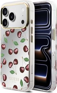Guess PC/TPU Mirror Glitter Cherry MagSafe kryt pre iPhone 17 Pro