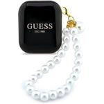 Guess Pearl Strap TWS, bezdrôtové slúchadlá, čierne