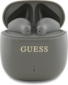 Guess Printed Classic Logo TWS, bezdrôtové slúchadlá, sivo-hnedé