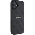 Guess PU 4G Classic Logo MagSafe kryt pre iPhone 16 Plus, čierny