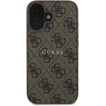 Guess PU 4G Classic Logo MagSafe kryt pre iPhone 16 Plus, hnedý