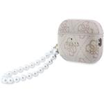 Guess PU 4G Classic Logo Pearl Strap puzdro pre AirPods Pro, ružové