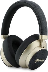 Guess PU 4G Gold Script Metal Logo ENC, bezdrôtové slúchadlá, čierne