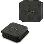 Guess PU 4G MagSafe bezdrôtová nabíjačka 3v1, čierna