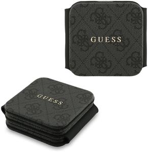 Guess PU 4G MagSafe bezdrôtová nabíjačka 3v1, čierna