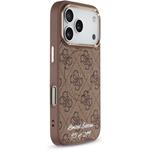 Guess PU 4G MagSafe Strap Limited Edition 299 kryt pre iPhone 17 Pro, hnedý