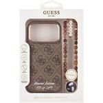 Guess PU 4G MagSafe Strap Limited Edition 299 kryt pre iPhone 17 Pro, hnedý