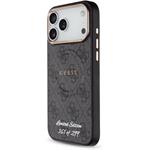 Guess PU 4G MagSafe Strap Limited Edition 299 kryt pre iPhone 17 Pro Max, čierny