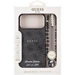 Guess PU 4G MagSafe Strap Limited Edition 299 kryt pre iPhone 17 Pro Max, čierny
