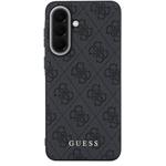 Guess PU 4G Metal Classic Logo kryt pre Samsung Galaxy A57, sivý