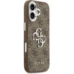 Guess PU 4G Metal Logo kryt pre iPhone 17, hnedý