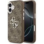 Guess PU 4G Metal Logo kryt pre iPhone 17, hnedý