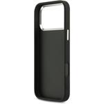 Guess PU 4G Metal Logo kryt pre iPhone 17 Pro Max, čierny