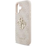 Guess PU 4G Metal Logo kryt pre iPhone 17, ružový