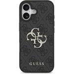 Guess PU 4G Metal Logo kryt pre iPhone 17, sivý