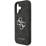 Guess PU 4G Metal Logo kryt pre iPhone 17, sivý