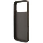 Guess PU 4G Metal Logo kryt pre iPhone 18 Pro Max, hnedý
