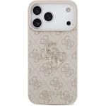 Guess PU 4G Metal Logo kryt pre iPhone 18 Pro Max, ružový