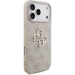 Guess PU 4G Metal Logo kryt pre iPhone 18 Pro Max, ružový