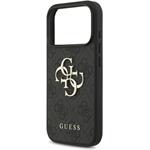 Guess PU 4G Metal Logo kryt pre iPhone 18 Pro, sivý