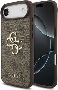 Guess PU 4G Metal Logo kryt pre iPhone Air, hnedý