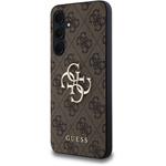 Guess PU 4G Metal Logo kryt pre Samsung Galaxy A35 5G, hnedý