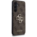 Guess PU 4G Metal Logo kryt pre Samsung Galaxy A35 5G, hnedý