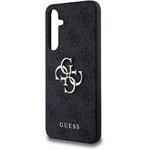 Guess PU 4G Metal Logo kryt pre Samsung Galaxy A35 5G, sivý