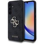 Guess PU 4G Metal Logo kryt pre Samsung Galaxy A35 5G, sivý