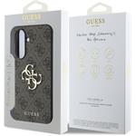 Guess PU 4G Metal Logo kryt pre Samsung Galaxy A36, hnedý