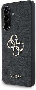 Guess PU 4G Metal Logo kryt pre Samsung Galaxy A36, sivý
