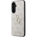 Guess PU 4G Metal Logo kryt pre Samsung Galaxy A37, ružový