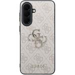 Guess PU 4G Metal Logo kryt pre Samsung Galaxy A37, ružový