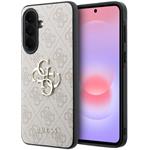 Guess PU 4G Metal Logo kryt pre Samsung Galaxy A37, ružový