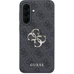 Guess PU 4G Metal Logo kryt pre Samsung Galaxy A37, sivý