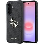 Guess PU 4G Metal Logo kryt pre Samsung Galaxy A37, sivý