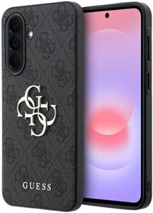 Guess PU 4G Metal Logo kryt pre Samsung Galaxy A37, sivý