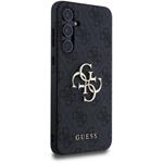 Guess PU 4G Metal Logo kryt pre Samsung Galaxy A55 5G, sivý